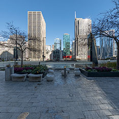 360 degree panorama Hyatt Regency Chicago