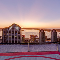 360 degree panorama Heliport at Emerald Plaza